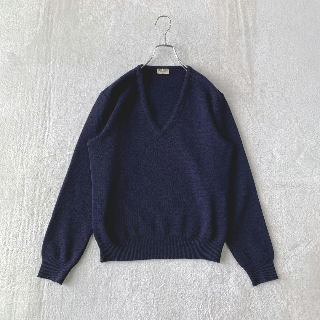 70s フランス軍 実物 ヴィンテージ ニットセーター SAINT JAMES製