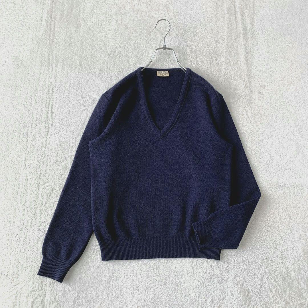 70s フランス軍 実物 ヴィンテージ ニットセーター SAINT JAMES製