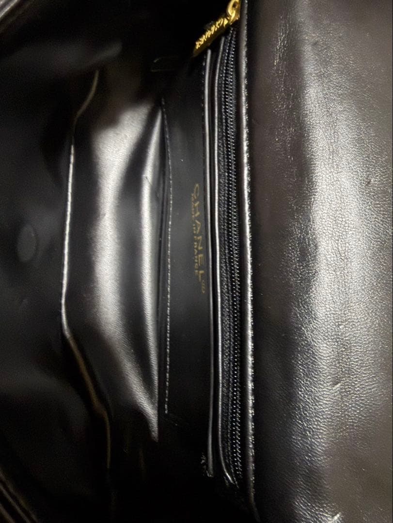 CHANEL MAKEUP ハンドルゴールドプレート　キルティング　バッグ