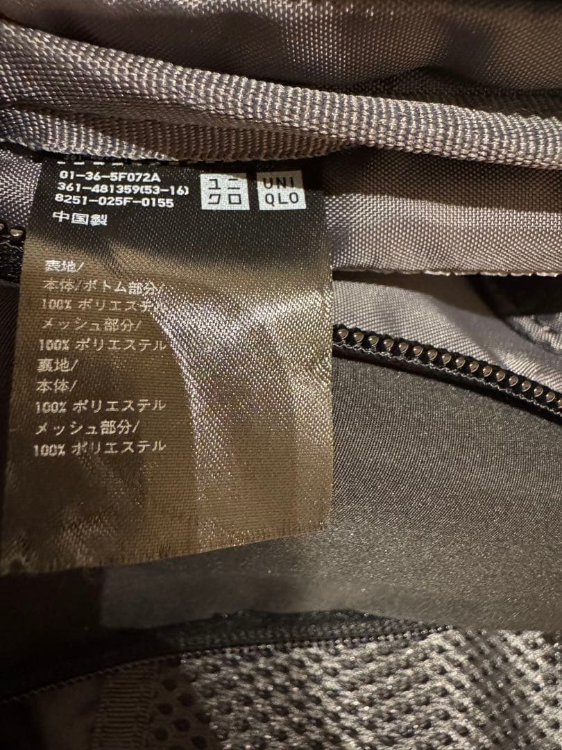 美品✨2025年モデル✨ユニクロ ファンクショナルバックパック 黒　36L