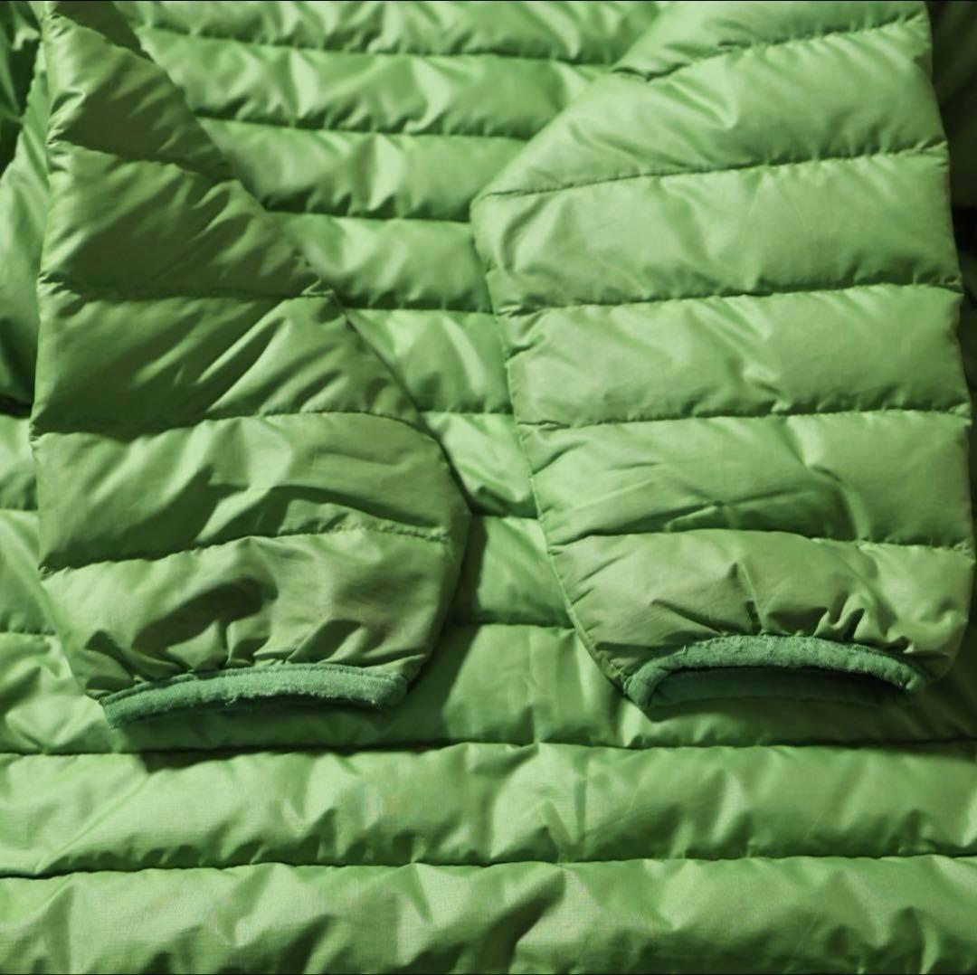 Patagonia 緑色ダウンジャケット