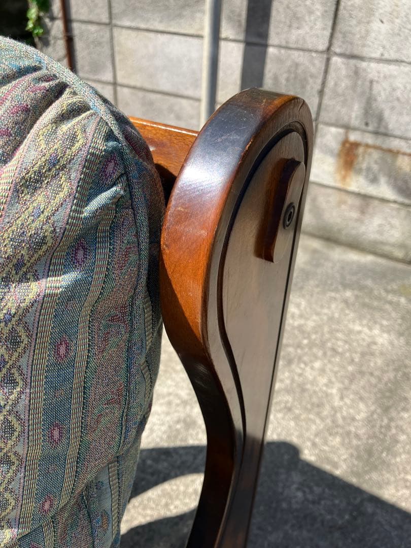 直接引き取り可！オールドカリモク ソファ 1人がけ チェア レトロ家具