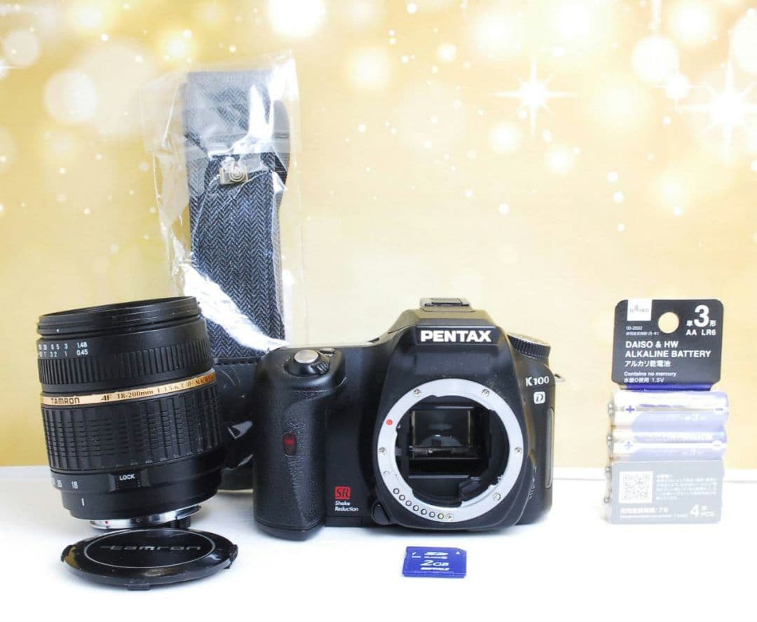PENTAX K100D 1本で広角から望遠レンズ　ペンタックス　一眼レフ