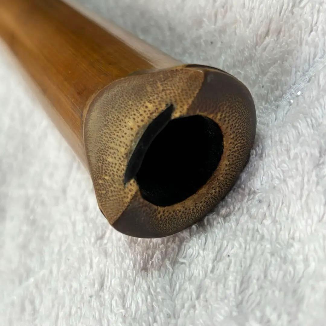 尺八　虎竹銘刻印あり　琴古流　二尺？　昭和初期