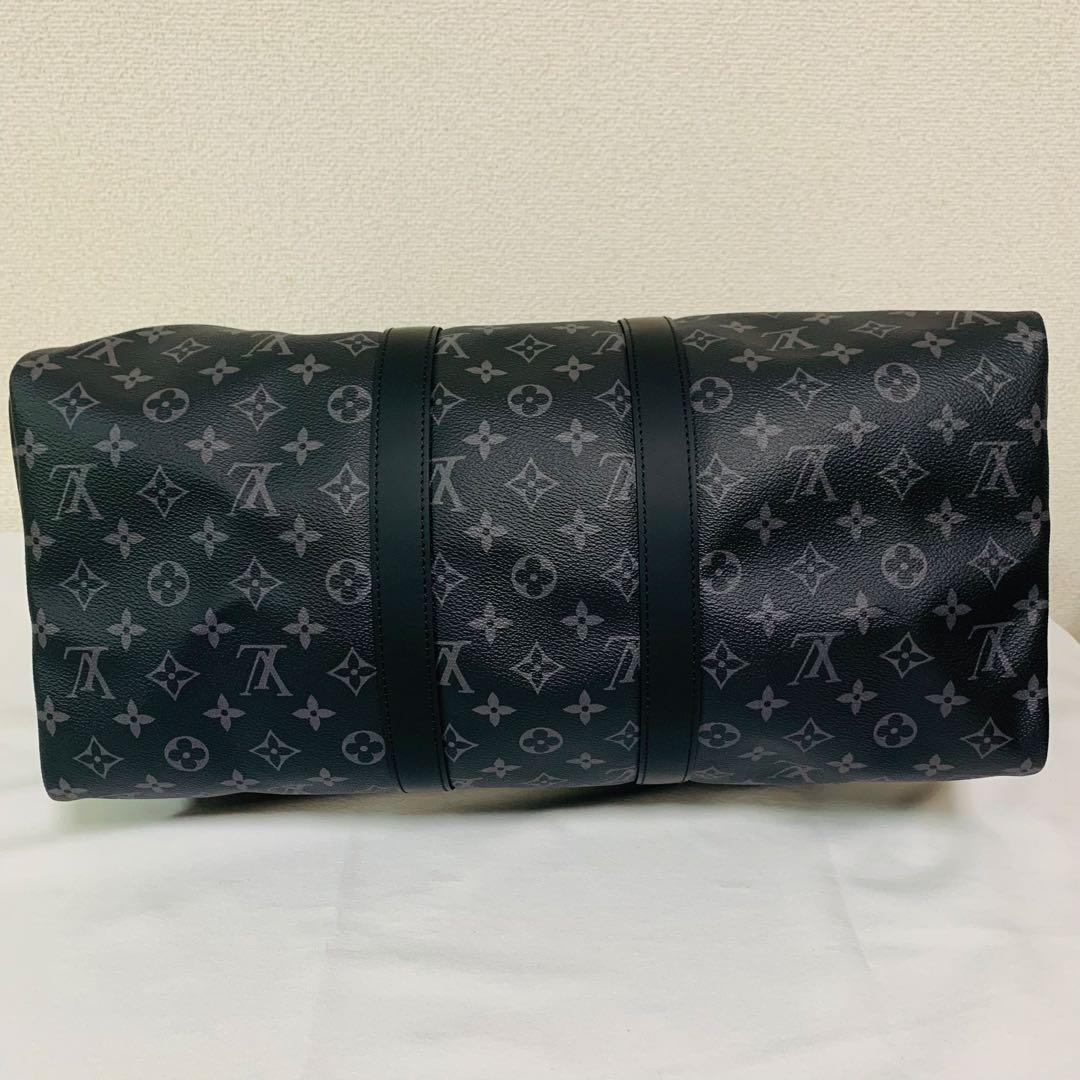 未使用ルイヴィトンキーポルバンドリエール45モノグラム エクリプスボストンバッグ