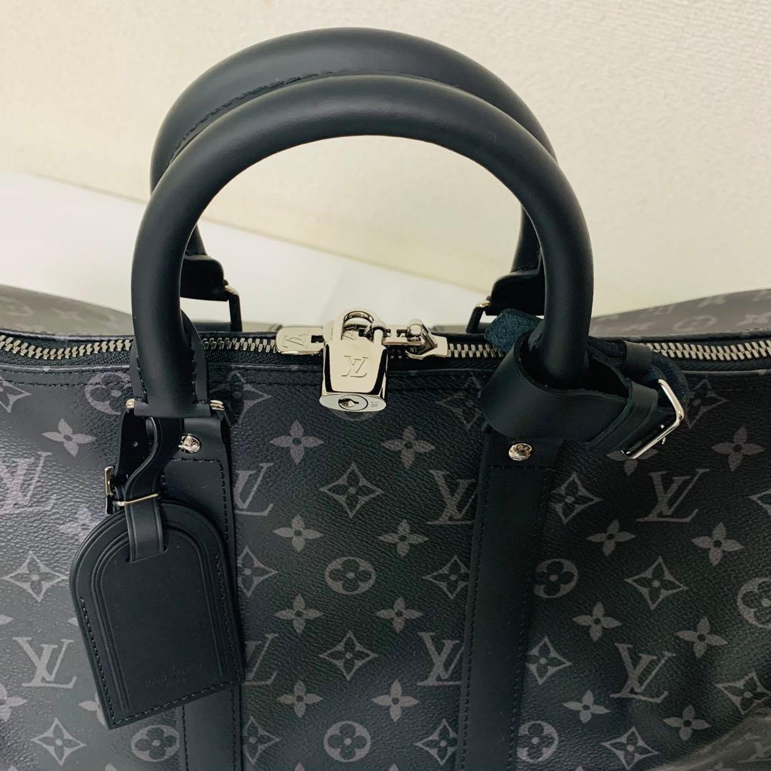 未使用ルイヴィトンキーポルバンドリエール45モノグラム エクリプスボストンバッグ