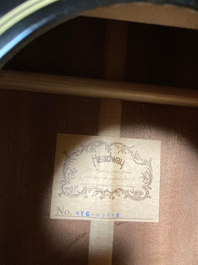 た*か様 Headway 【HYG-038SB】アコースティックギター◆サンバー