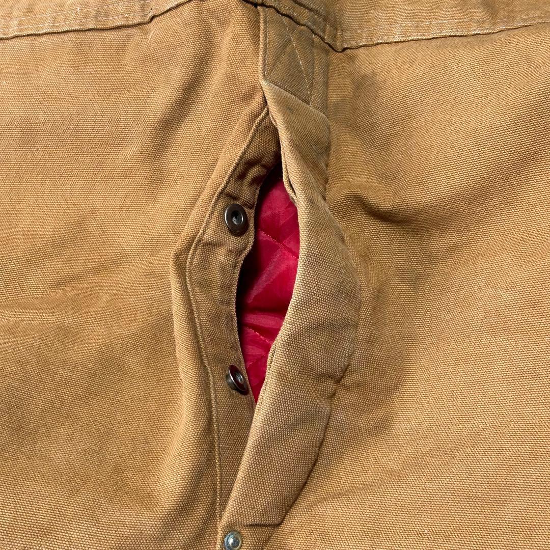 カーハートオーバーオールダブルニーC943ペインターパンツw56極太アメリカ古着