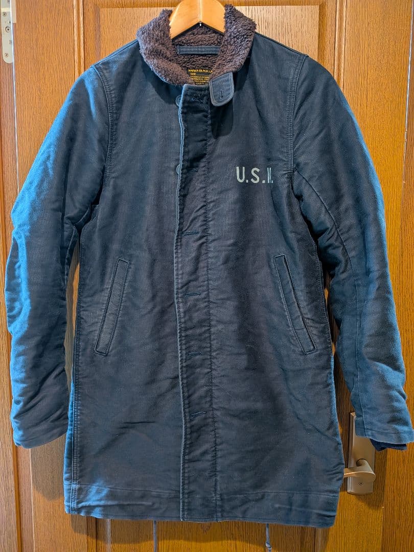 MARKAWARE マーカウェア N-1 デッキジャケットロング S アルパカ