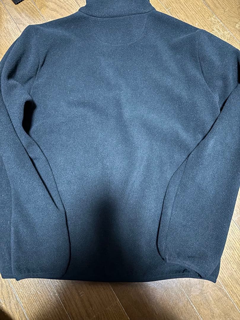 Stussy ハーフジップ フリース ブラック S