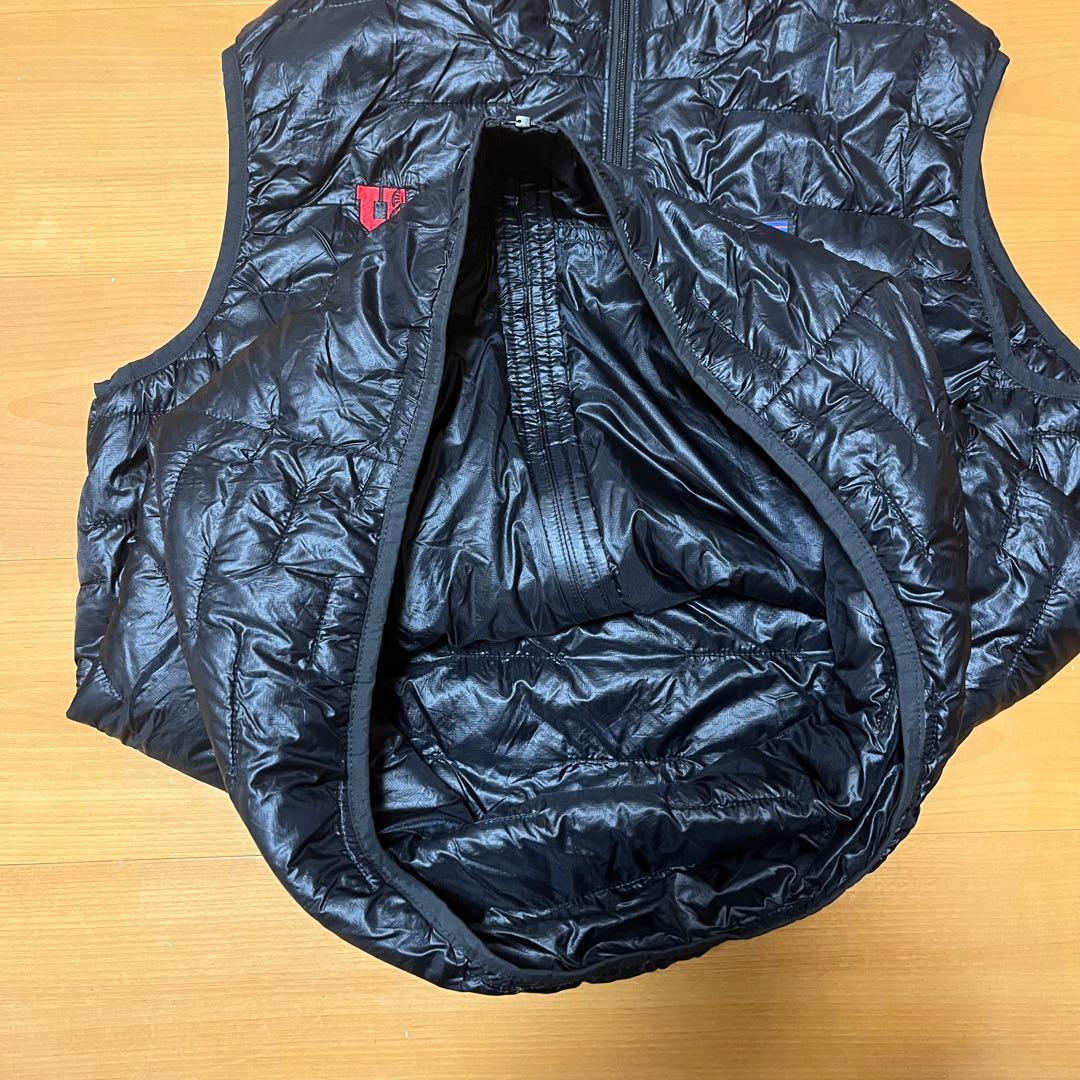 patagonia 2019F マイクロパフベスト ブラック 企業ロゴ