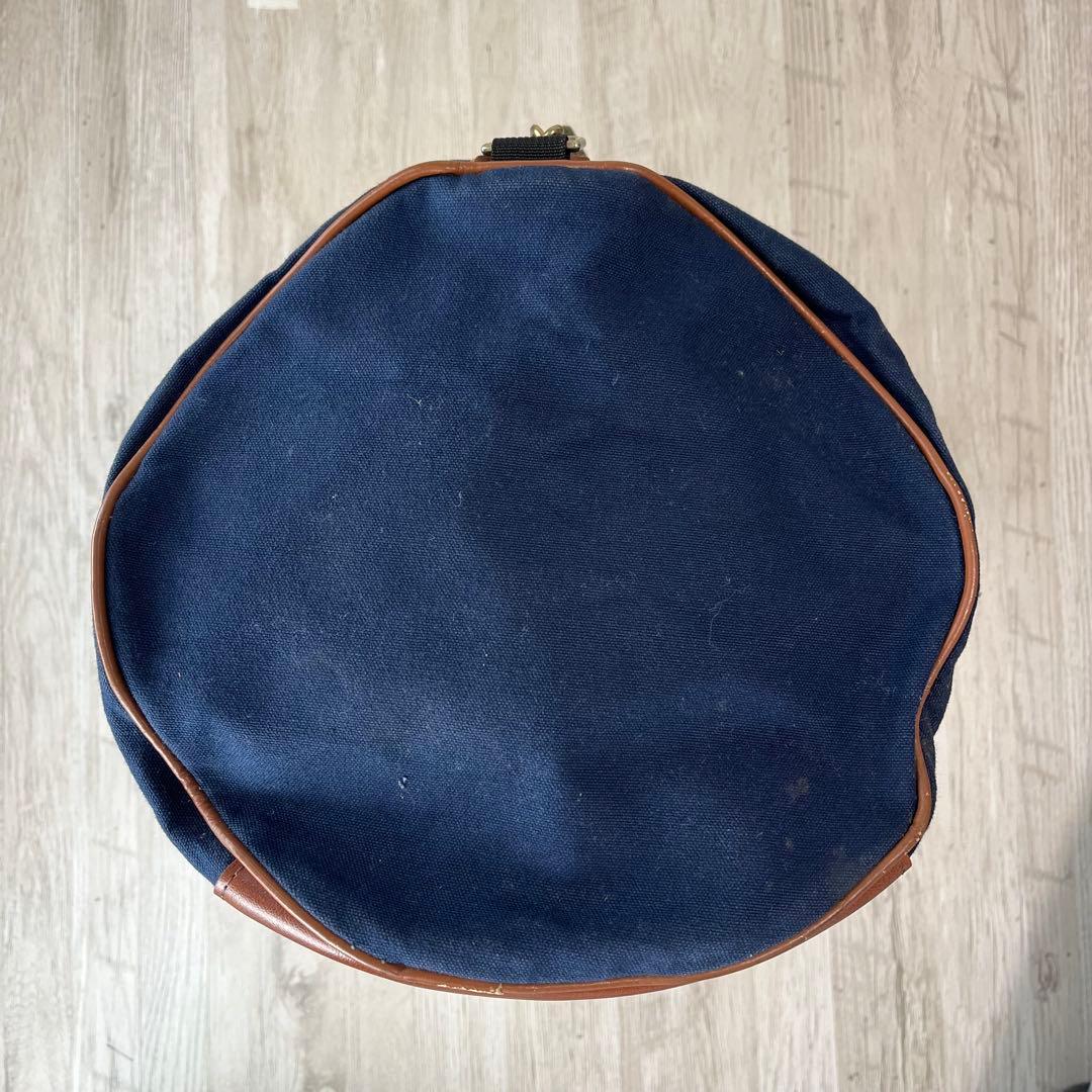 80s L.L.Bean ネイビー ダッフルバッグ ボストンバッグ2way