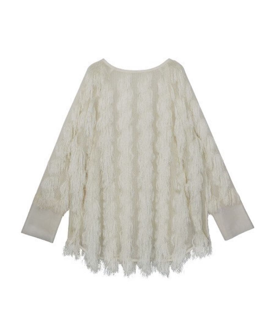 【極美品】 AMERI FULL FRINGE OVER TOP