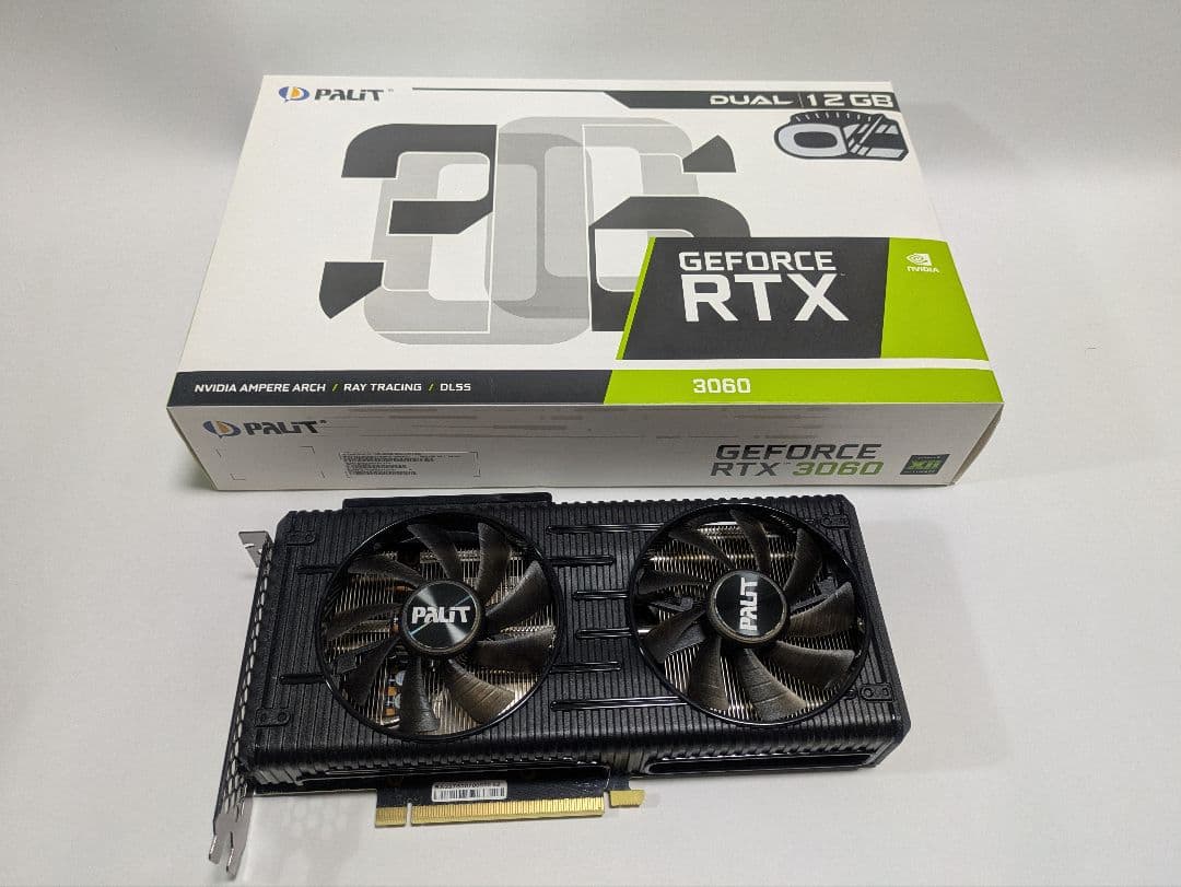 グラフィックボード・グラボ・ビデオカード PALIT GeForce RTX 3060 Dual OC 12GB