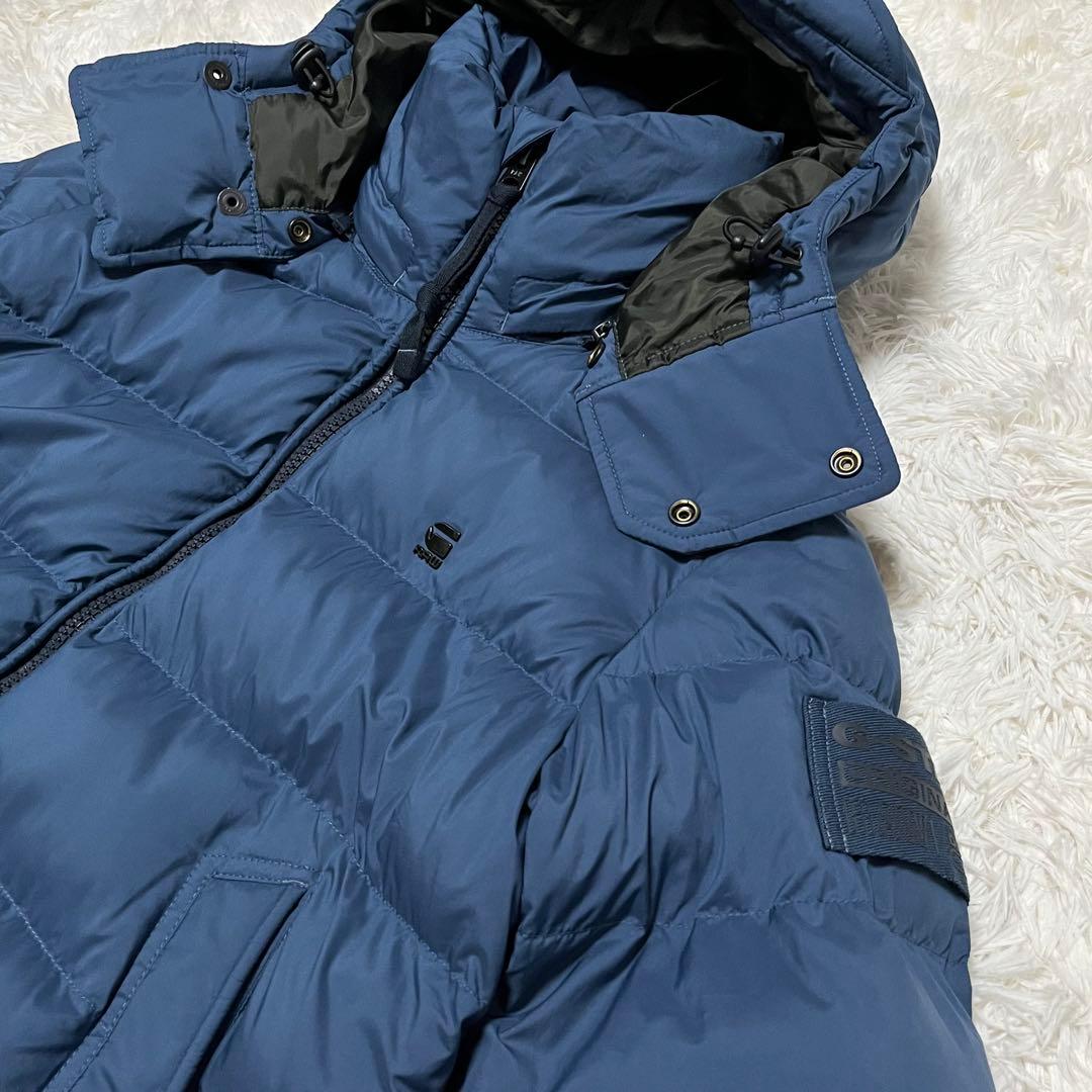 極美品 G-STAR RAW 近年モデル 2way 中綿 ダウンジャケット M