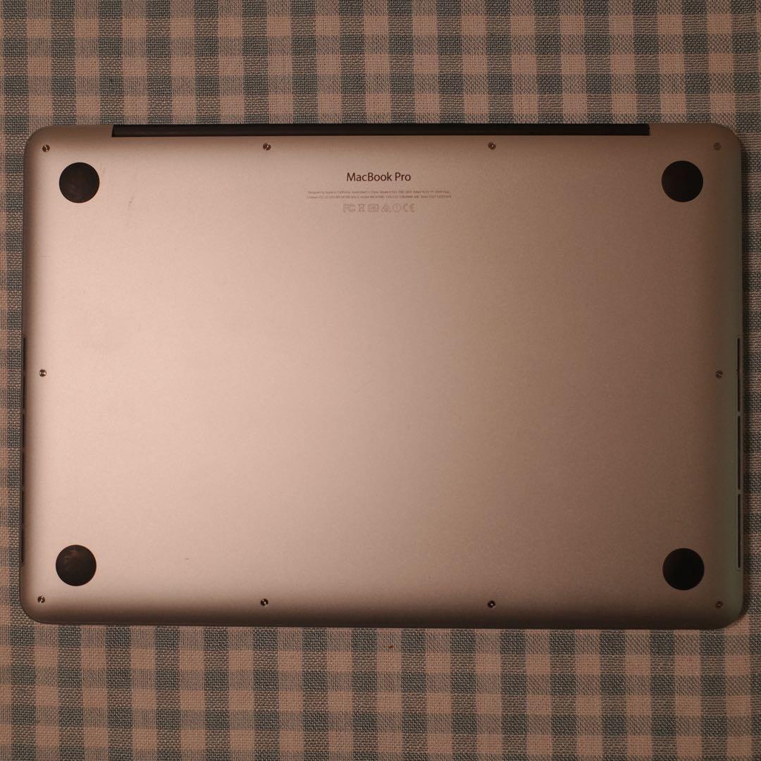 MacBookPRO 2015 13インチ メモリ8GB ストレージ128GB