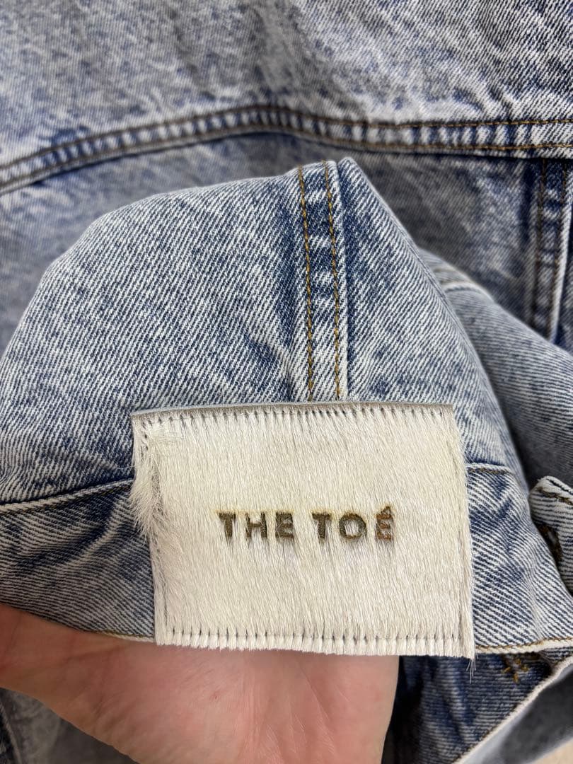 【新品】THE TOÉ Olympia denim jaket blue S