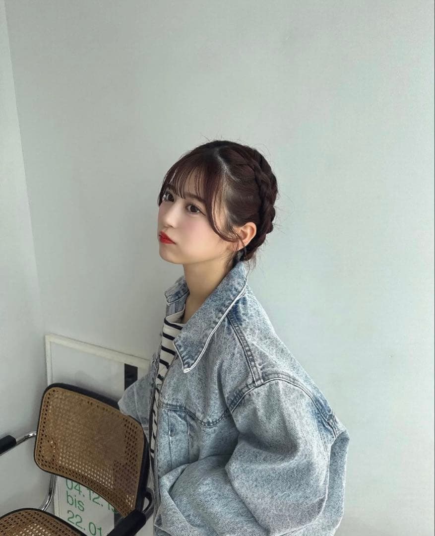 【新品】THE TOÉ Olympia denim jaket blue S