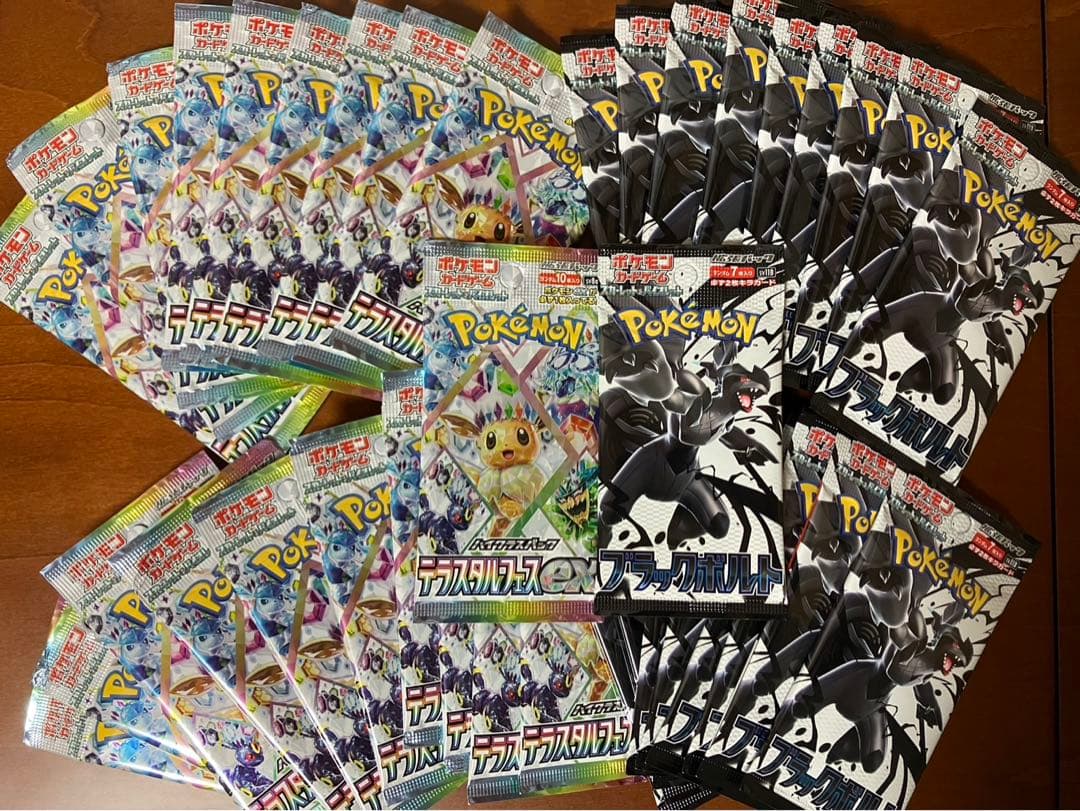 ポケモンカード テラスタルフェスex サーチ済み 40パック 新品未使用 ポケカ