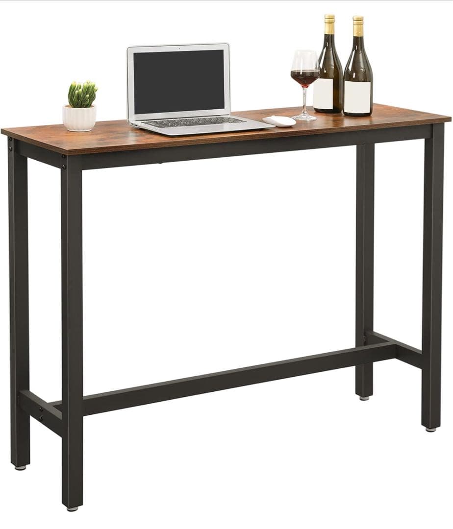 #新品　おしゃれ長方形カウンターテーブル 奥行40x 幅120x 高さ100cm