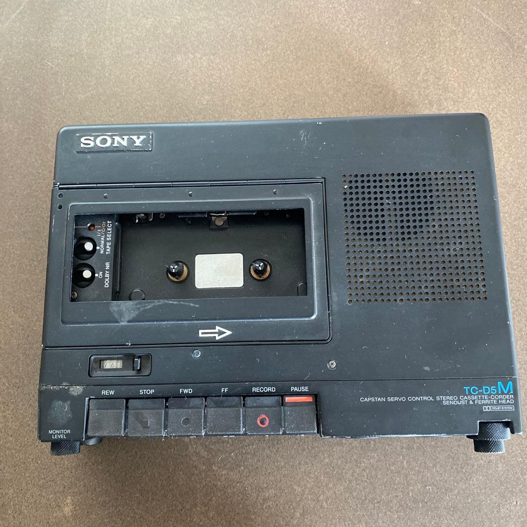 SONY ソニー ポータブル カセットレコーダー デンスケ TC-D5M