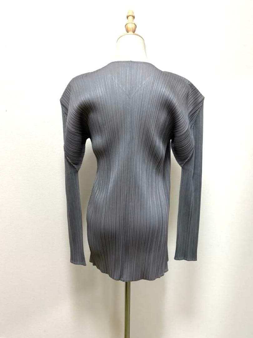 ISSEY MIYAKE イッセイミヤケ　プリーツプリーズ ノーカラージャケット