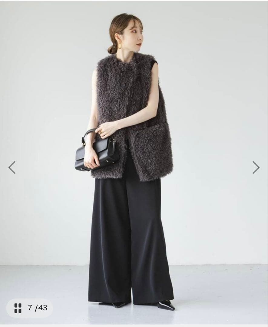 Noble エコファーロングベスト