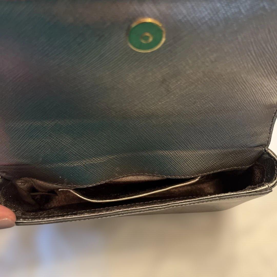 ◆PRADAプラダ◆パーティバッグクラッチバッグポーチ◆シルバー