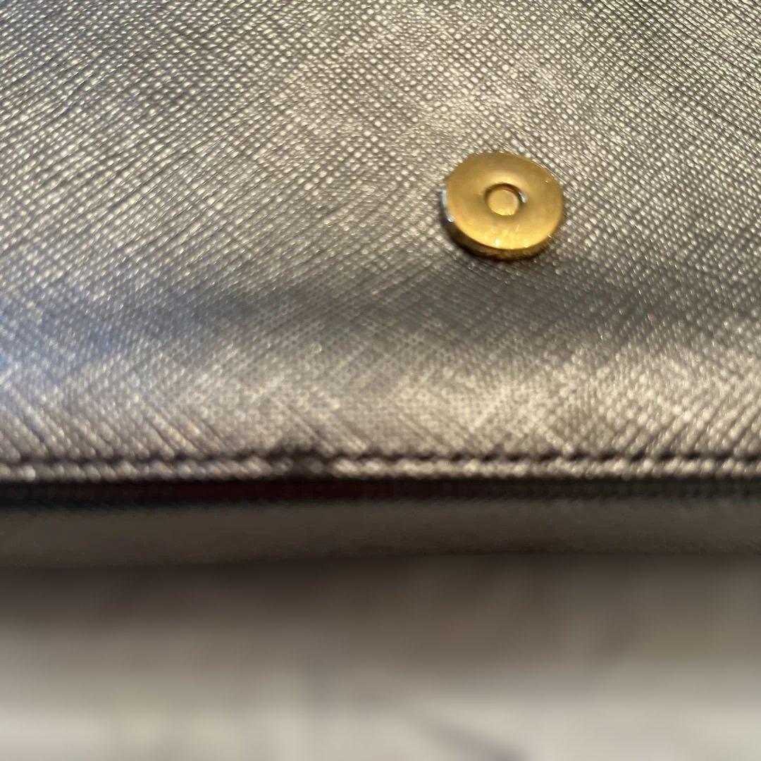 ◆PRADAプラダ◆パーティバッグクラッチバッグポーチ◆シルバー