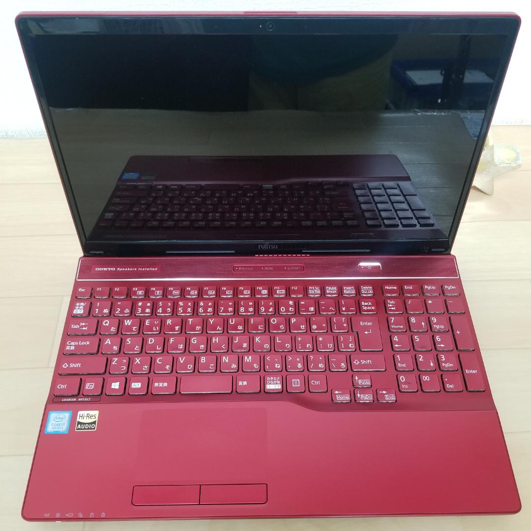 ジャンク品 富士通 i7 ノートPC FMVA53C2R（E3056）