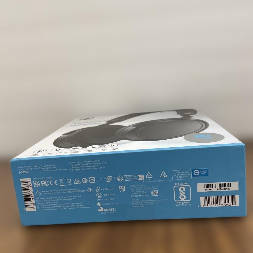 10323 未開封SENNHEISER MOMENTUM 4 Wireless黒