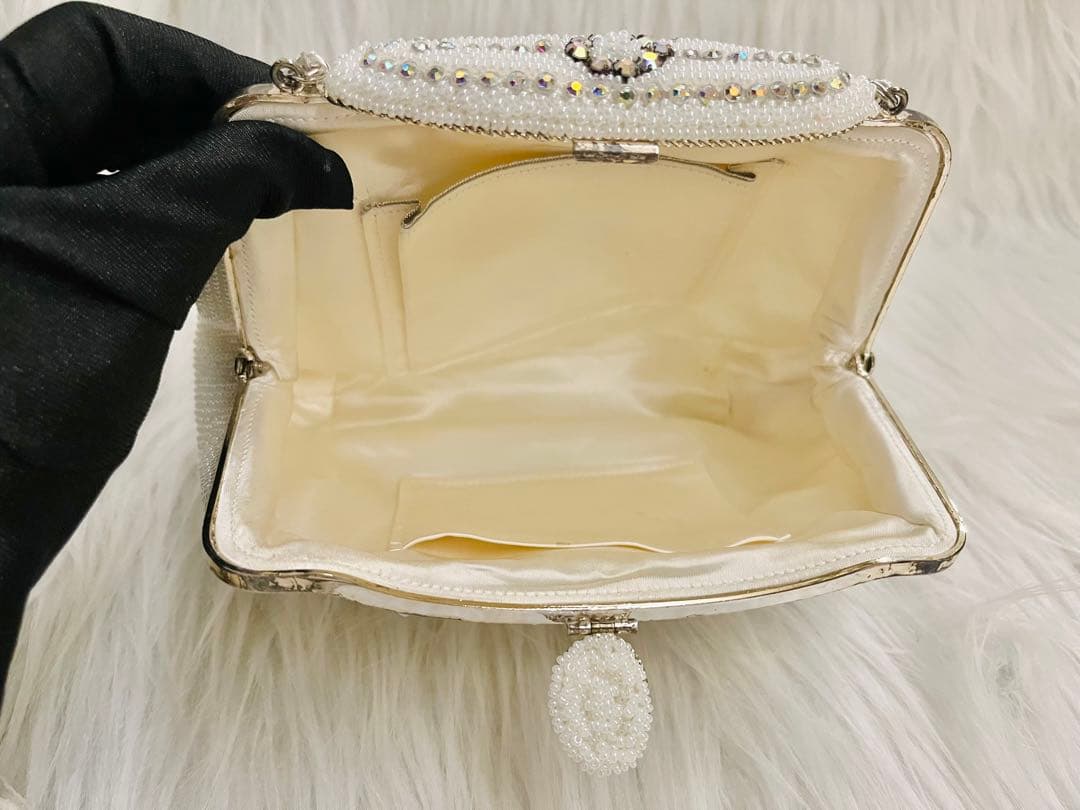 Lumyはしもと 夢つづれ 和装バッグ ビーズ パーティーバッグ ヴィンテージ