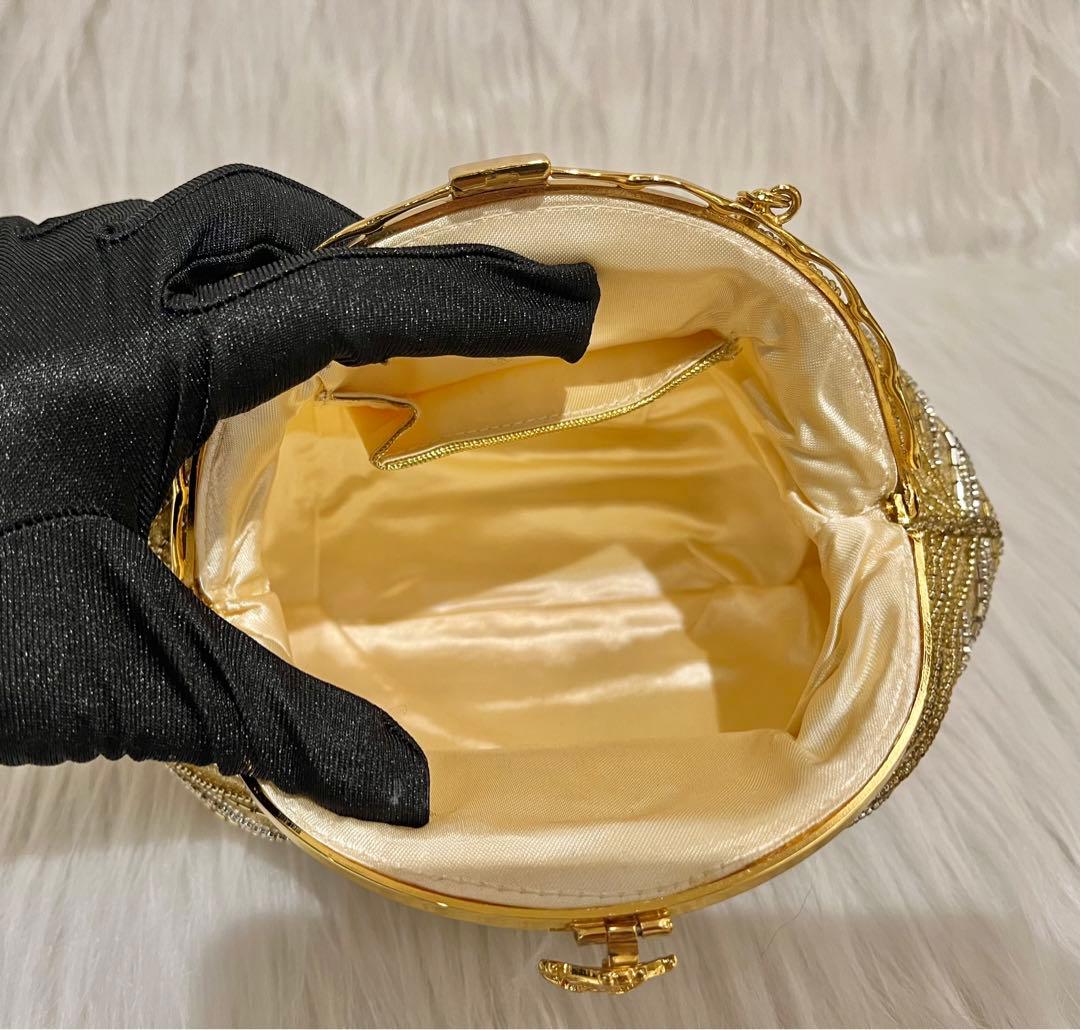 Lumyはしもと 夢つづれ 和装バッグ ビーズ パーティーバッグ ヴィンテージ