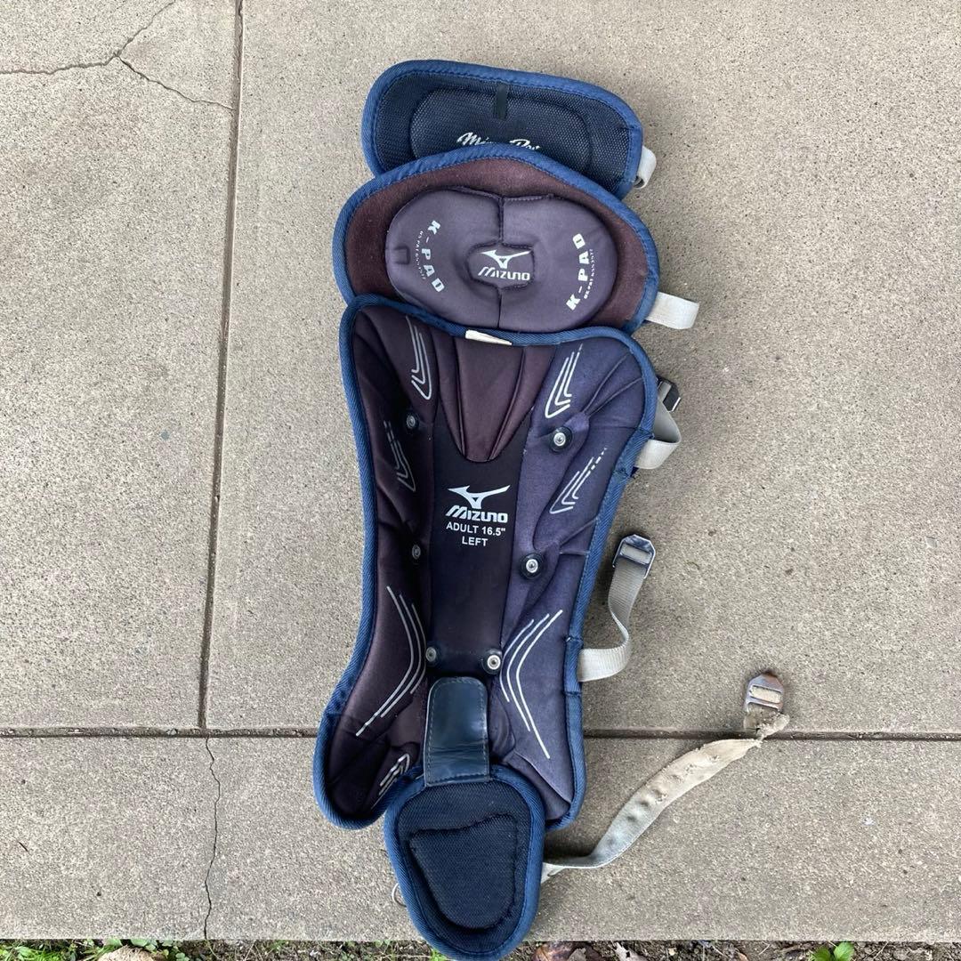 【最終値下げ！】ミズノプロ　硬式キャッチャー用プロテクター　レガース