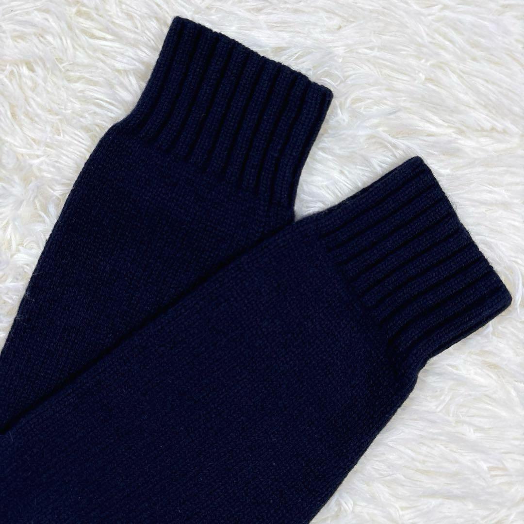 ✨MLBヤンキース✨ラルフローレン　ポロベア　ニット　セーター　ウール　紺　XL