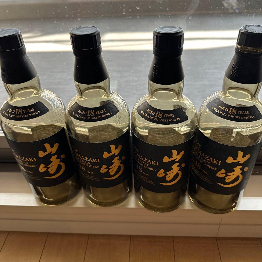 山崎18年　12本　空瓶