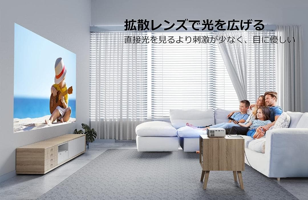 ★プロジェクター ホームシアター Sovboi Bluetooth USB