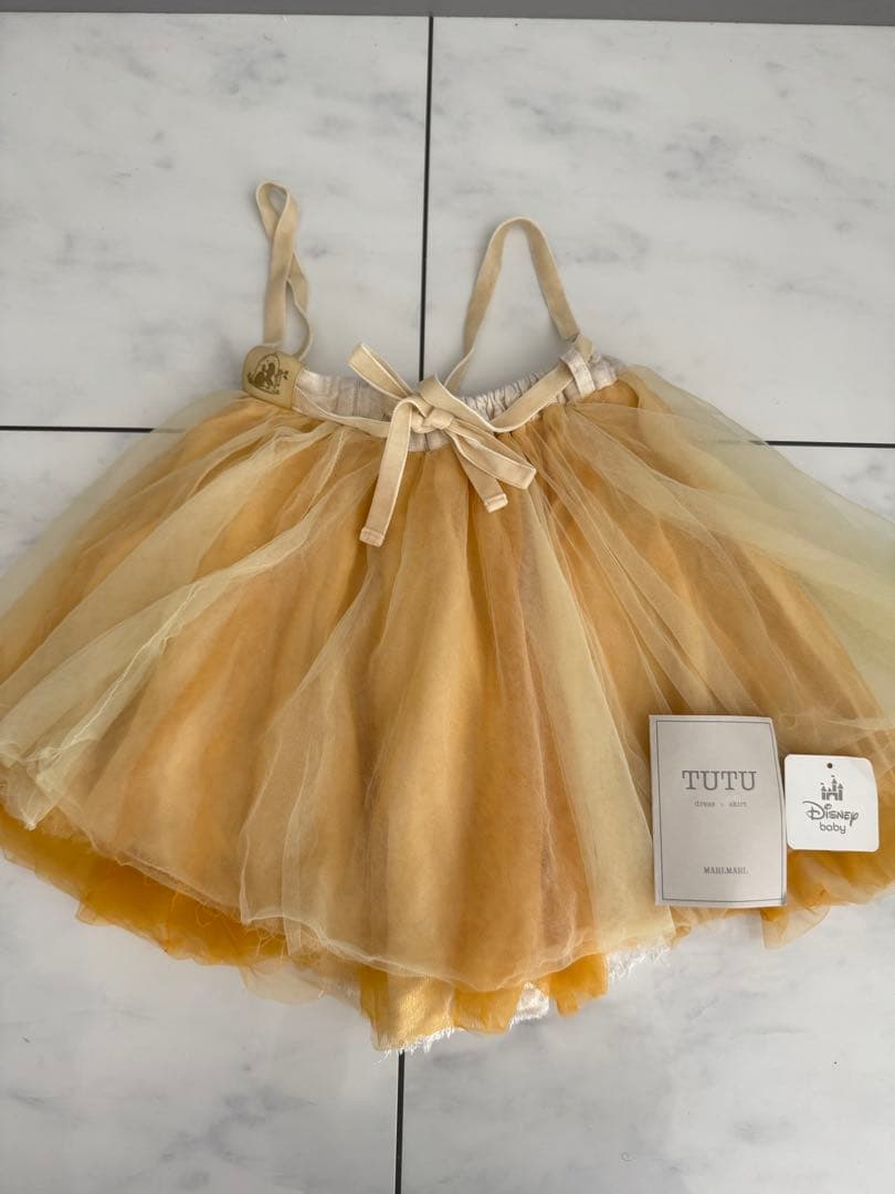 マールマール ディズニーチュチュドレス イエロー ベル