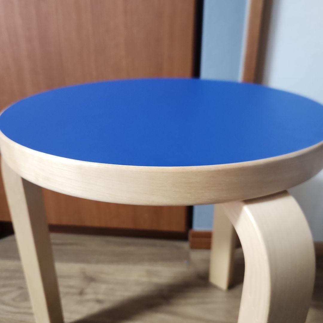 artek アルテック　スツール60 3本脚 リノリウム ミッドナイトブルー