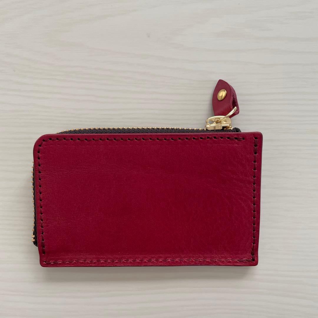 ibonaイボーナ⭐︎ L-zipミニモ・ウォレット⭐︎限定プラム