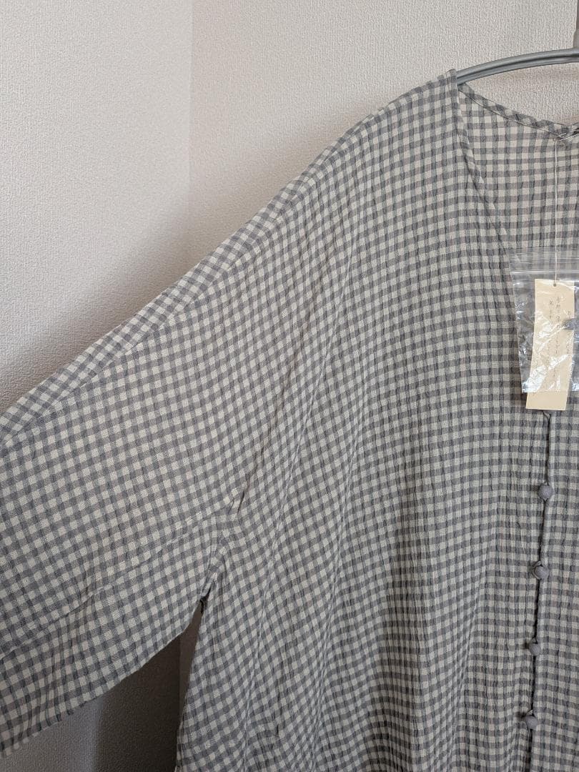 未使用　ヨーガンレール　綿ちぢみ　チュニックワンピース　ババグーリ