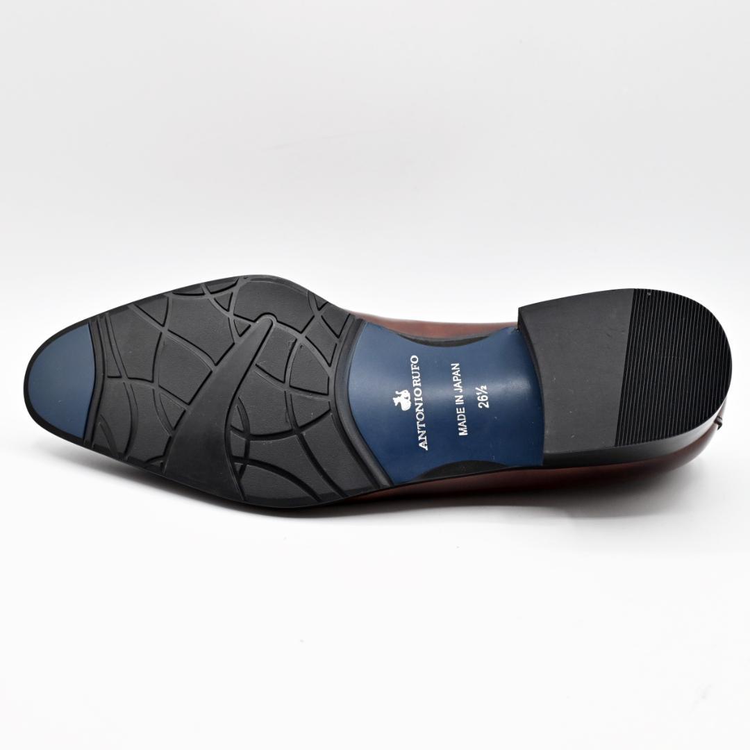 ANTONIO RUFO サイドレース 牛革キップ BR ラバーソール 26.5