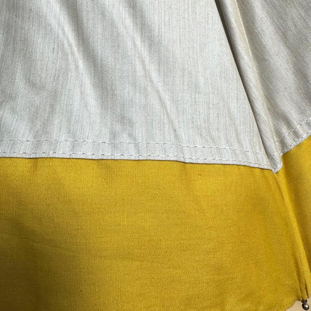 ★新品★GRACY　晴雨兼用　日傘　楽折　遮光　遮熱　バイカラー　イエロー