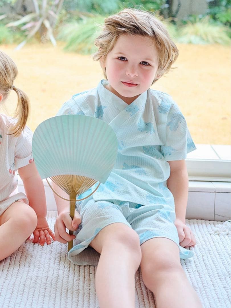 m*a様 ジェラートピケ♪甚平　子供服⭐︎