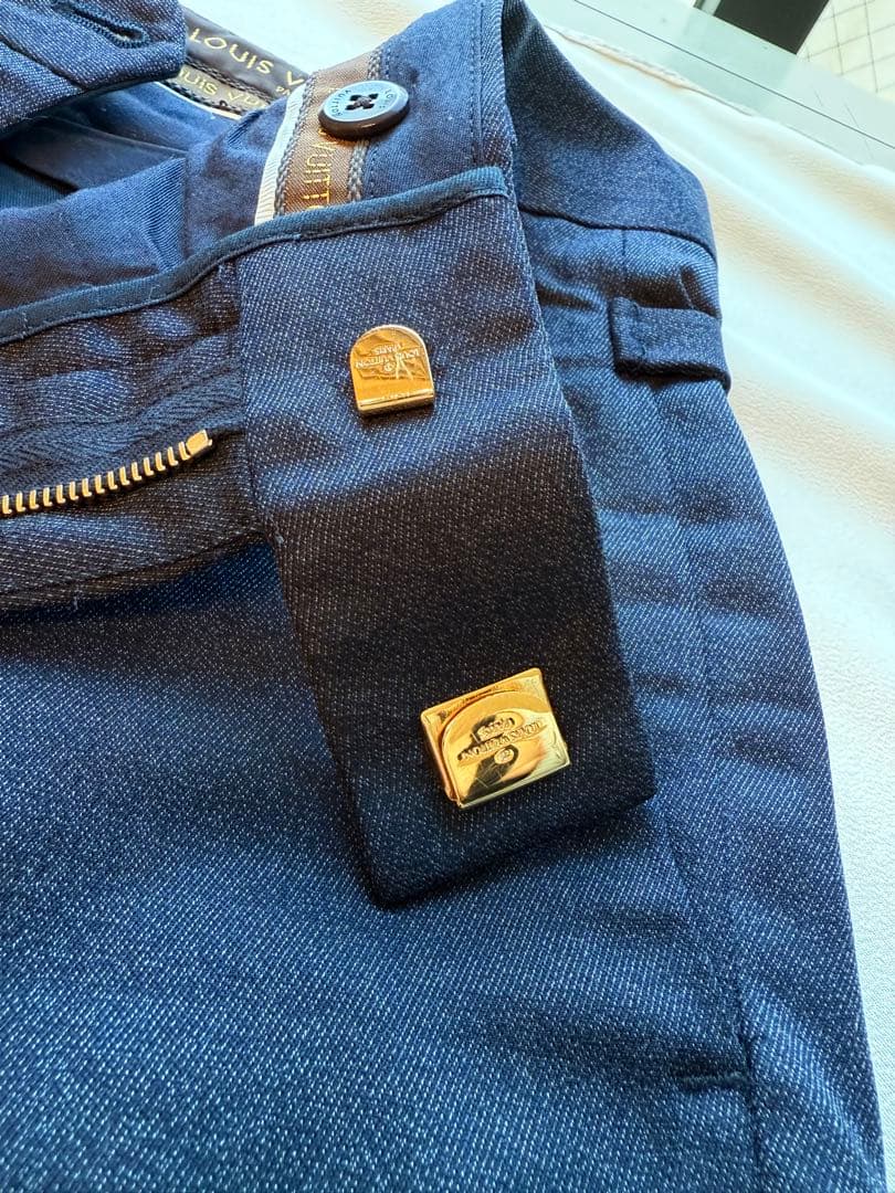 Louis Vuitton ネイビー スラックス　サイズ38 ルイヴィトン