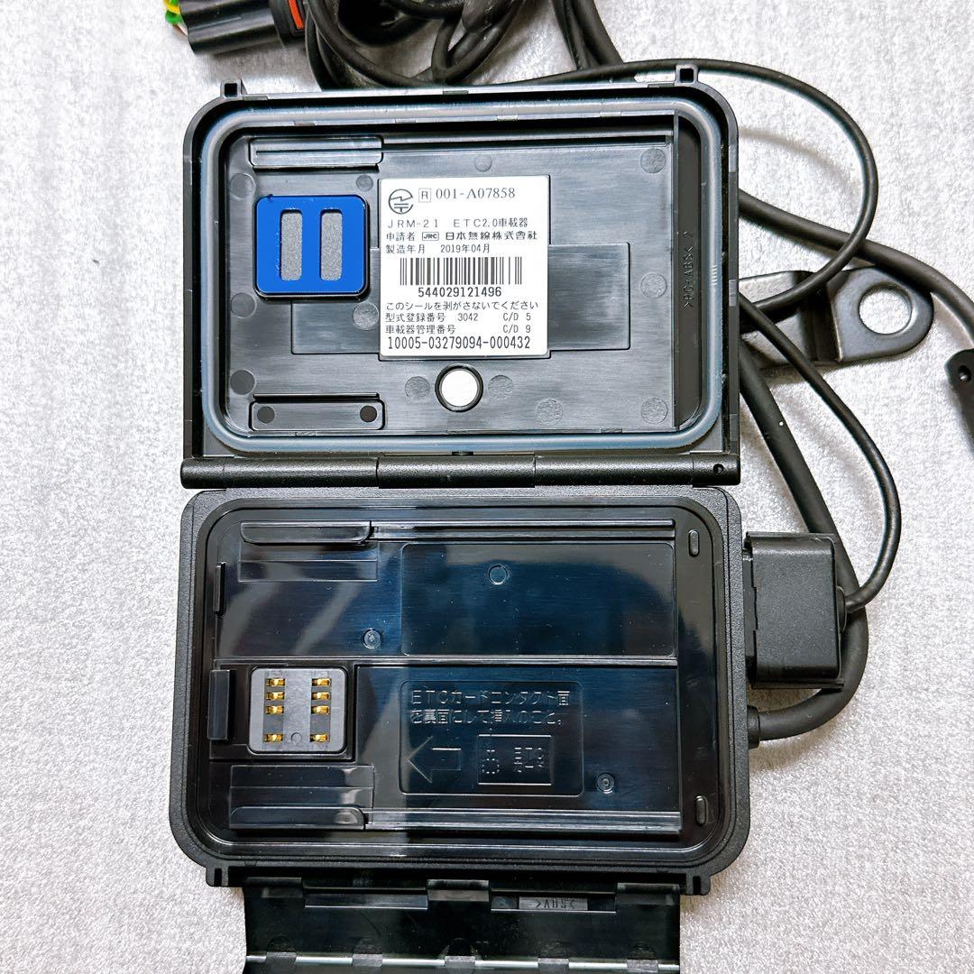 バイク用 ETC2.0 アンテナ分離型 日本無線 動作確認済 JRM-21