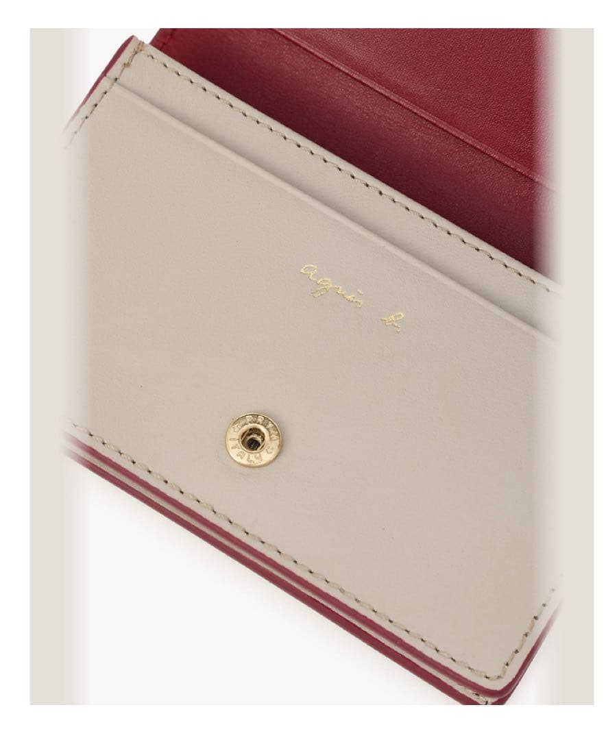 【新品未使用】agnes b. 名刺入れ　カードケース　箱・保証書付き