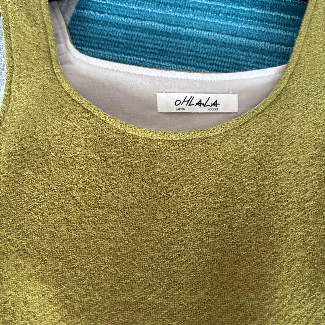 日本製 oHLALA ウールワンピース　未使用品