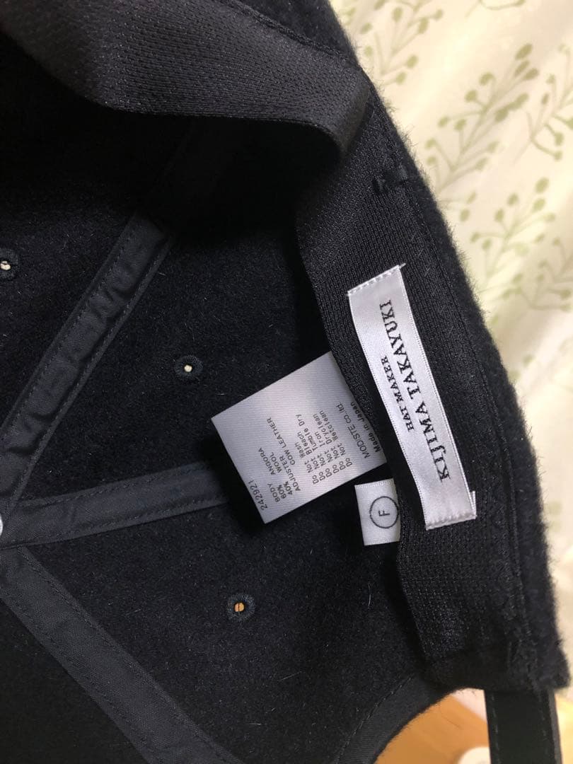 帽子 KIJIMA TAKAYUKI/ANGORA SHAGGY 6PANEL CAP