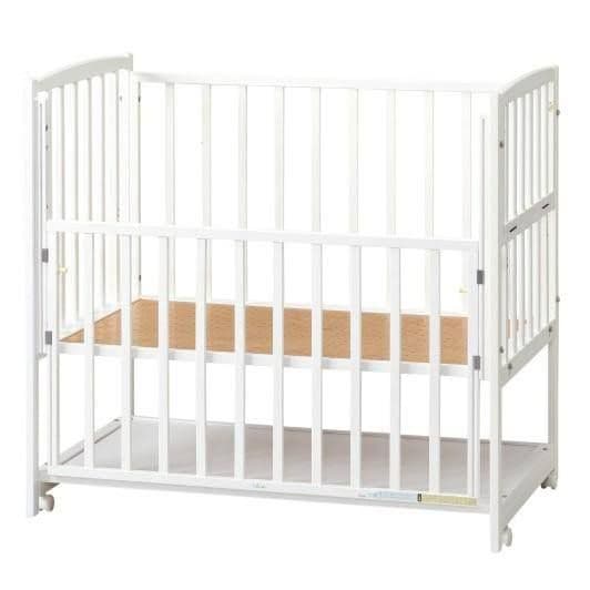 送料込ヤマサキ　ツーオープン　ハイタイプ　ベビーベット　ホワイト　DY-212W